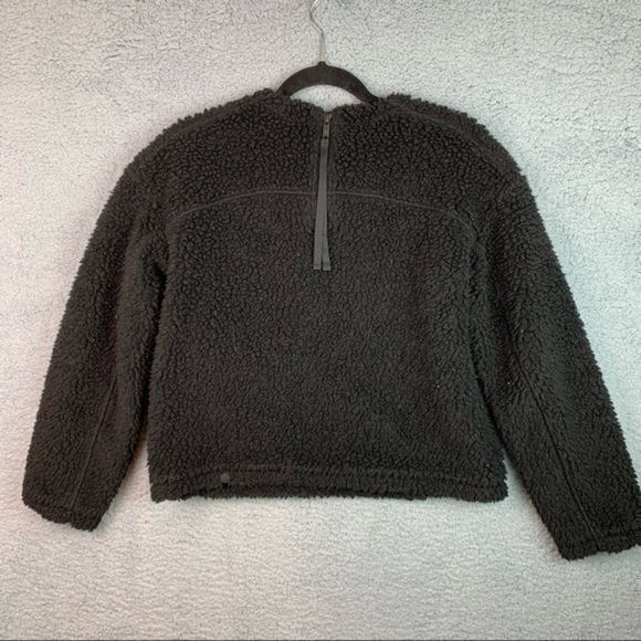Lululemon black wool whenever crew pullover sweater women size 4 - Picture 12 of 12